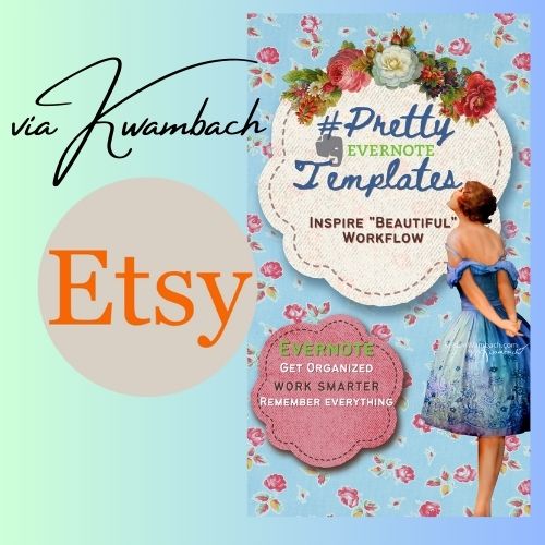 Etsy Shop viaKwambach Evernote Templates, Planners and gifts