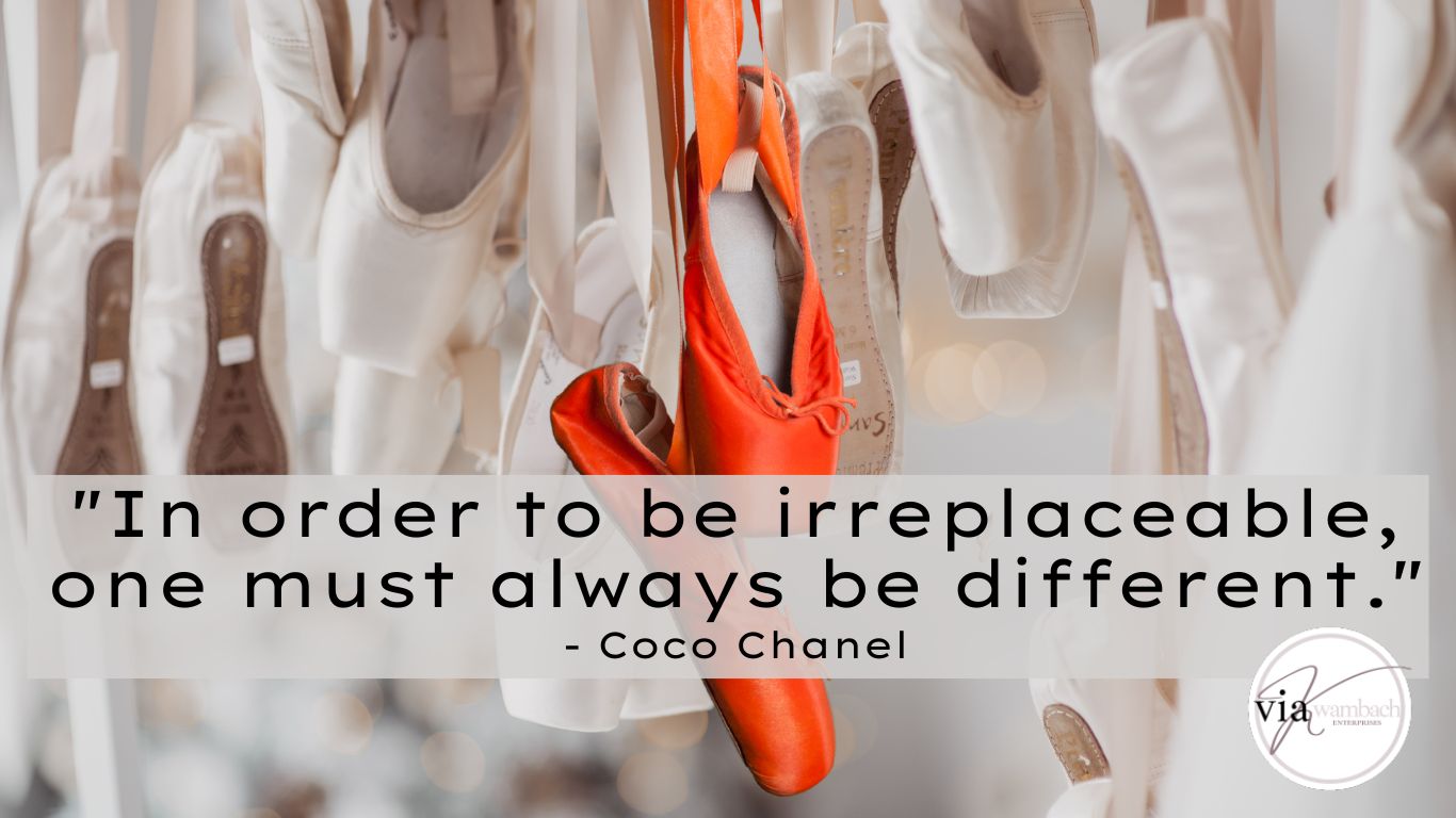 In order to be irreplaceable, one must always be different, Coco Chanel, Interviewing Jesus Podcast 