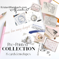 KristenWambach.com Pre printed Card collection