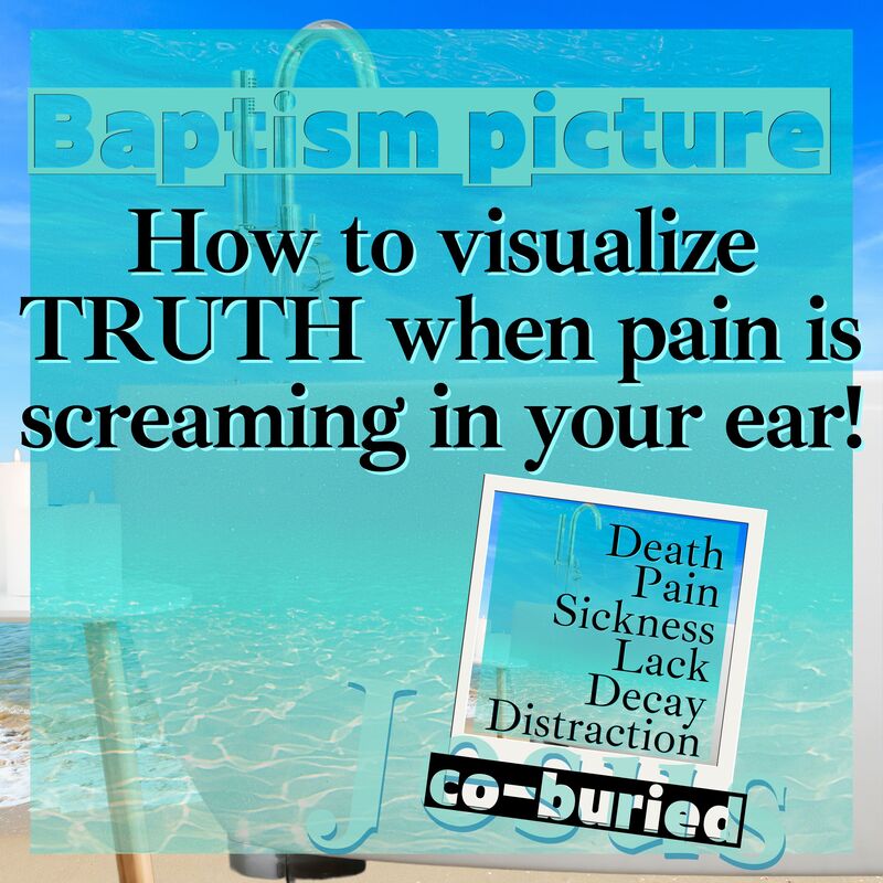 How to visualize TRUTH when pain is screaming in your ear! Interviewing Jesus Podcast, healing