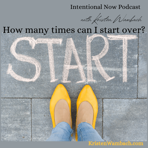 How many times can you start over, Interviewing Jesus Podcast 