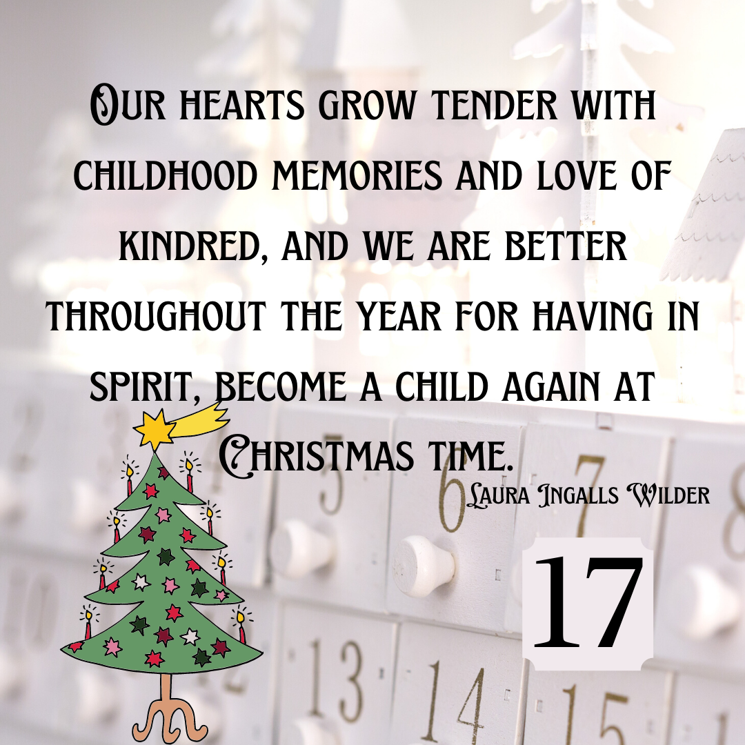 become a Child again at Christmas Time 
