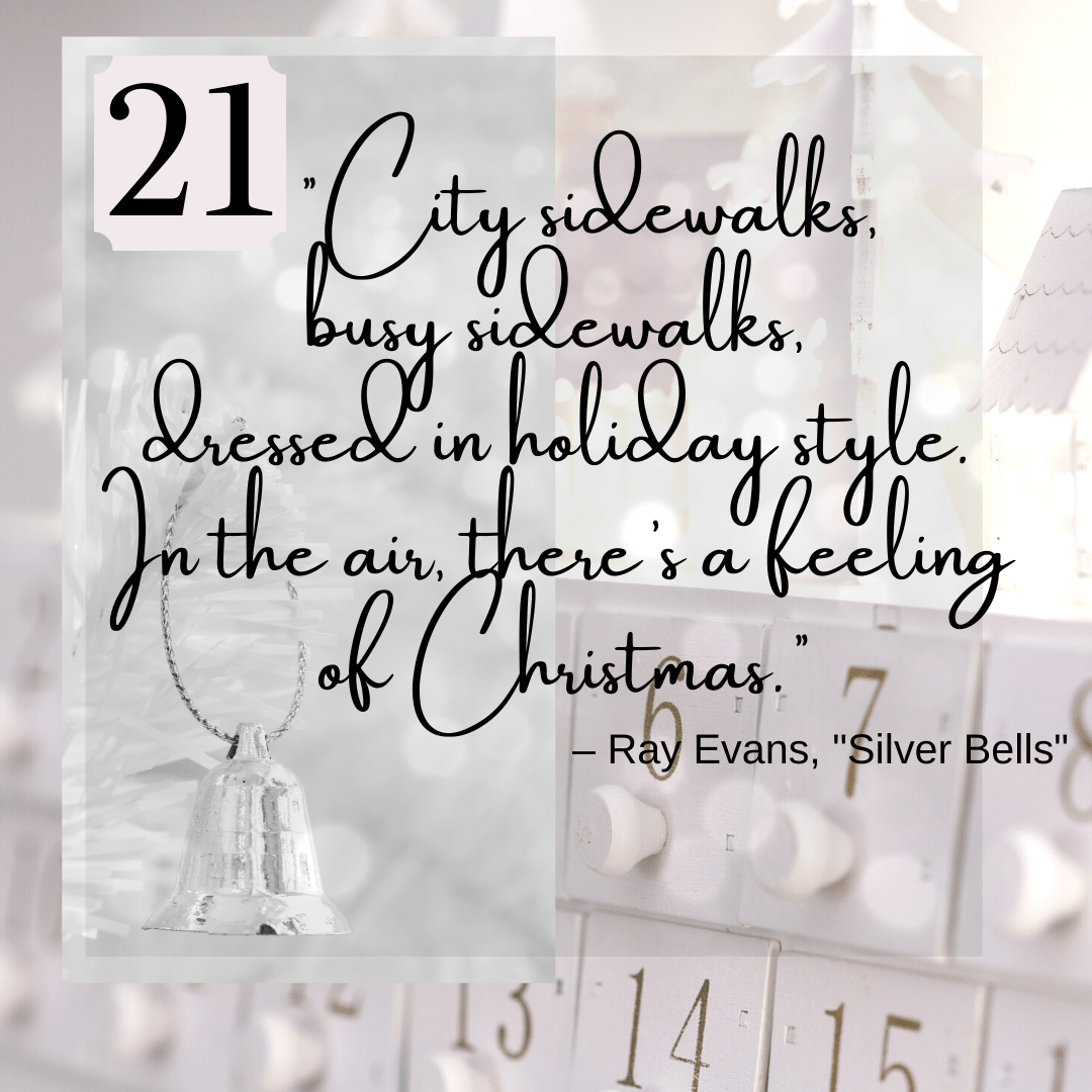 25 Advent Christmas Calendar Kristen Wambach Day 21