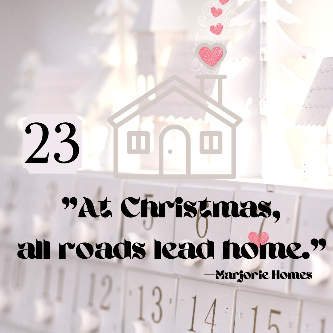 25 Advent Christmas Calendar Kristen Wambach Day 23