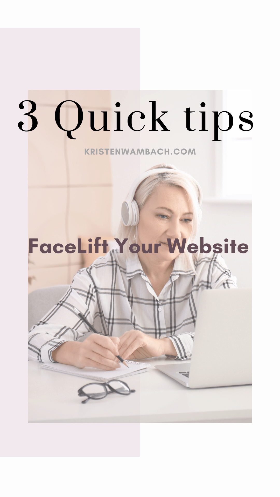 3 Quick tips facelift your website 