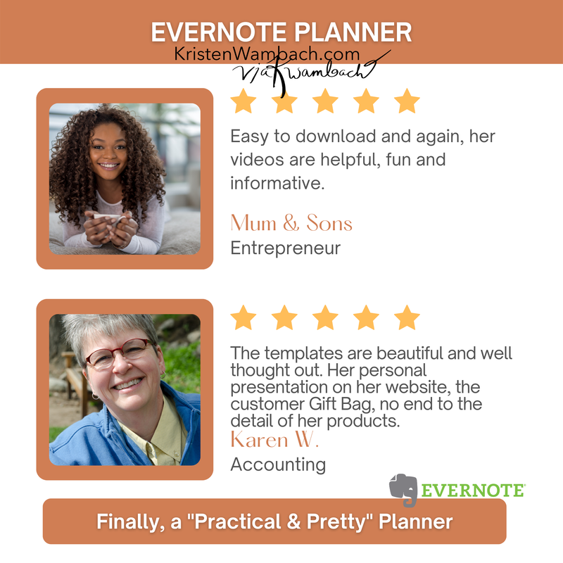 Evernote Planner Autumn Muse Review 