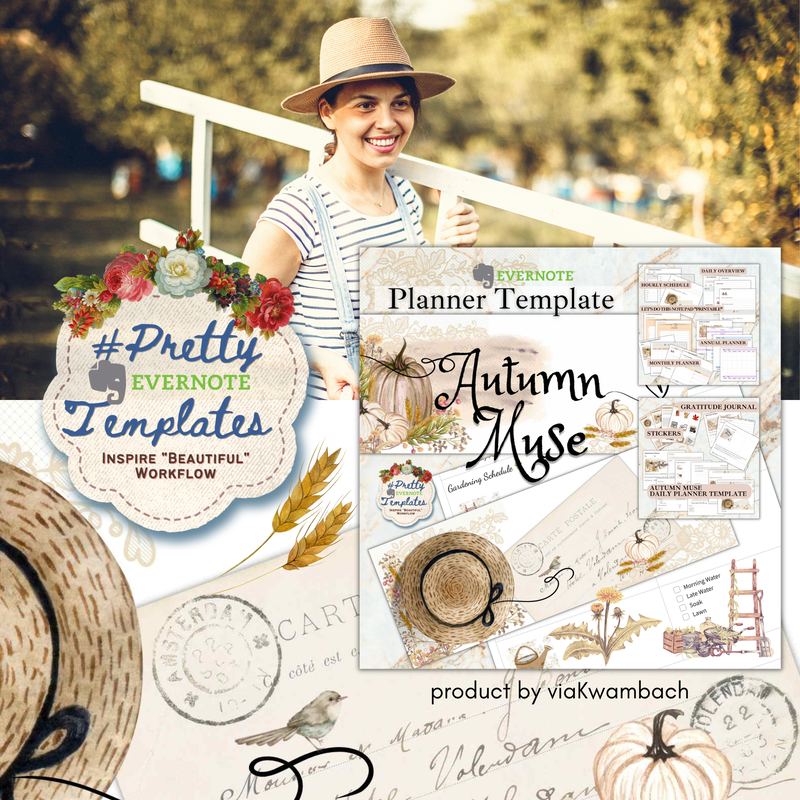 Evernote Planner Template Autumn Muse