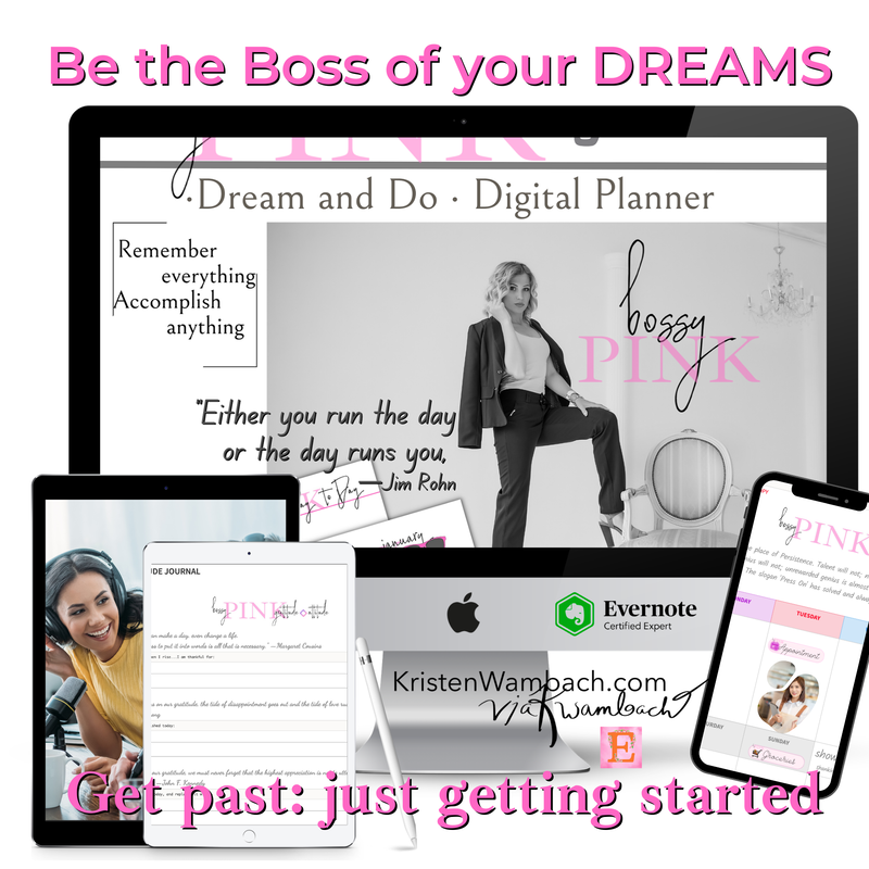 Evernote Bossy PINK Dream and Do Planner