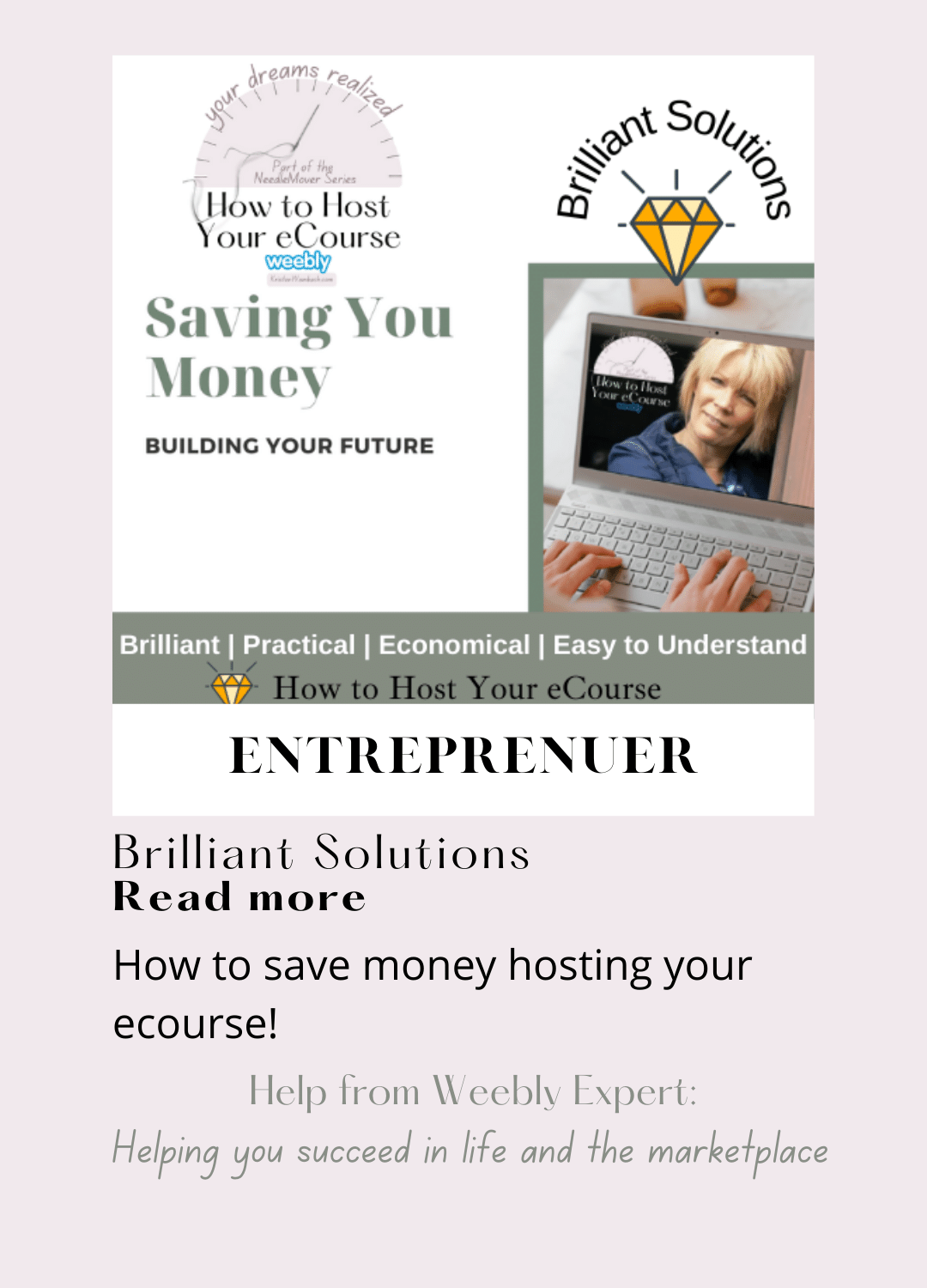 Weebly, host your ecourse 