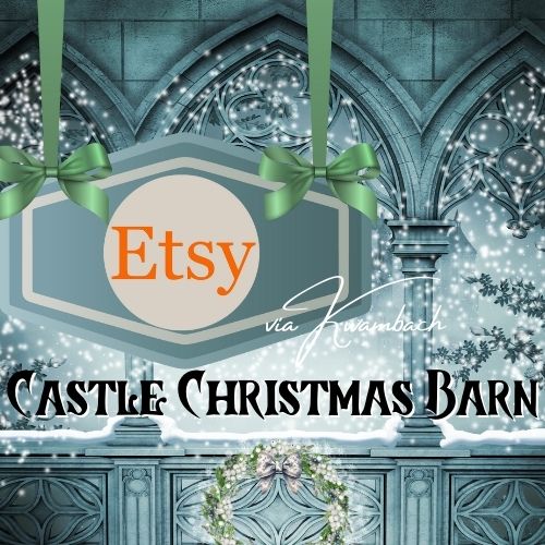 Castle Christmas Barn Etsy Shop
