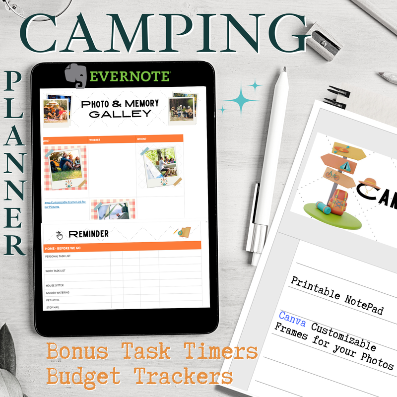Evernote Camping Planner