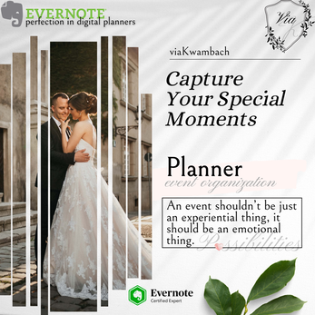 Evernote Wedding Planner