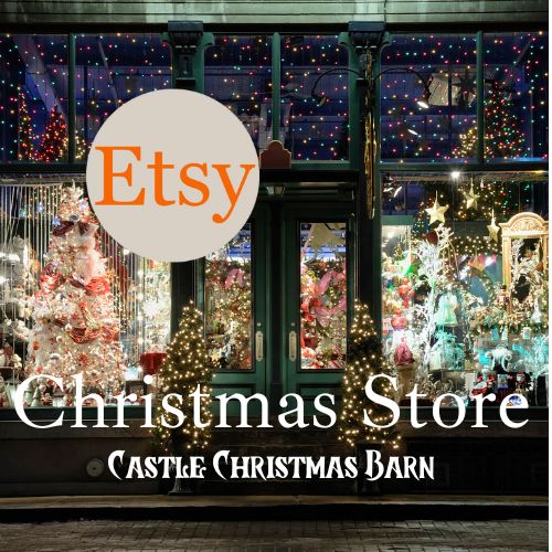 Castle Christmas Barn Etsy Shop by viaKwambach
