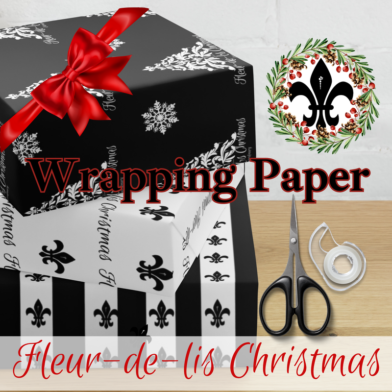 Fleur-de-li Wrapping Paper