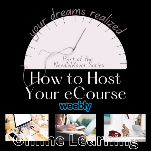 How to Host Your eCourse Weebly 