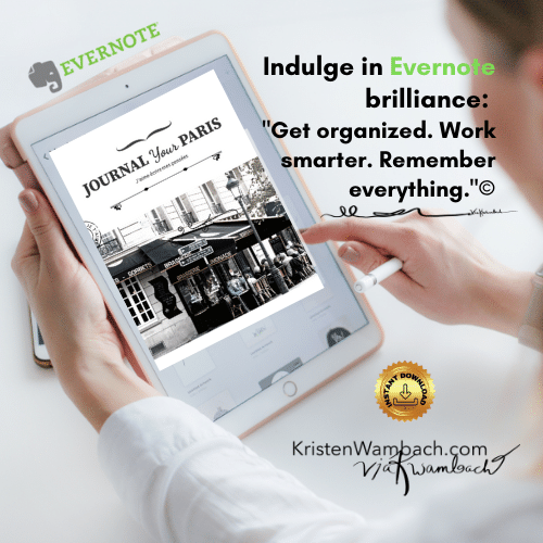 Evernote Template Journal your PARIS