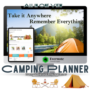 Evernote Digital Camping Planner by Kristen Wambach
