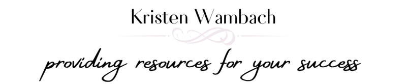 Free Resources Kristen Wambach 