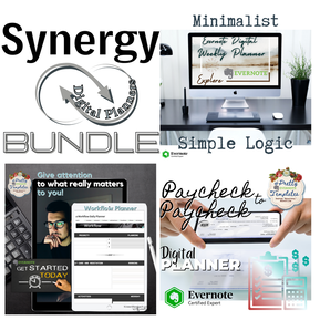 Synergy Evernote Bundle Digital Planners for men