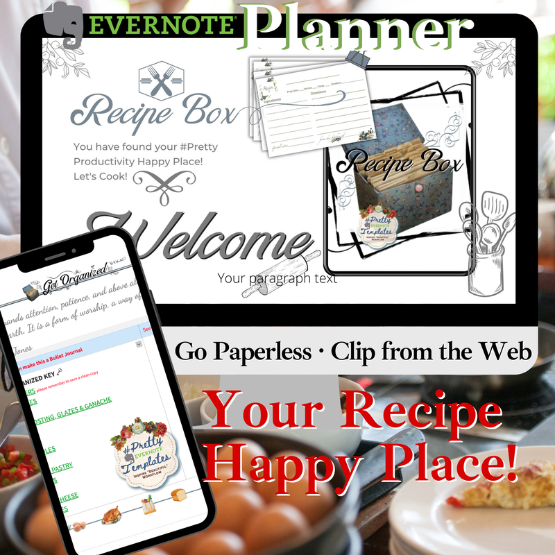 Evernote Recipe Box Planner