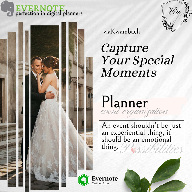 Evernote Wedding Planner simply the best