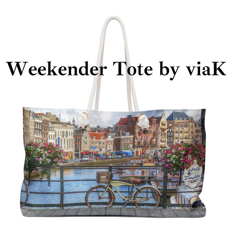 Sunflowers and butterflies Weekender Tote by viaKwambach 
