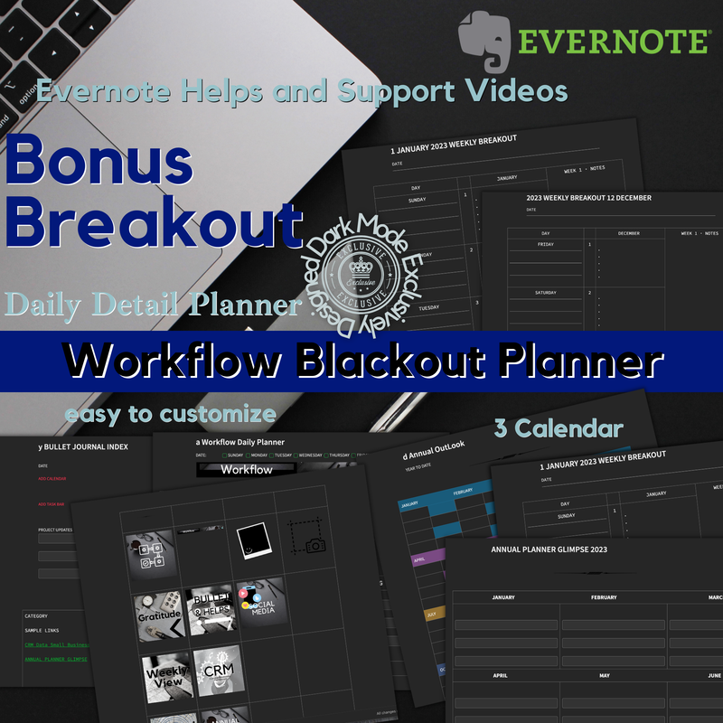 Evernote Workflow Minimalist Planner
