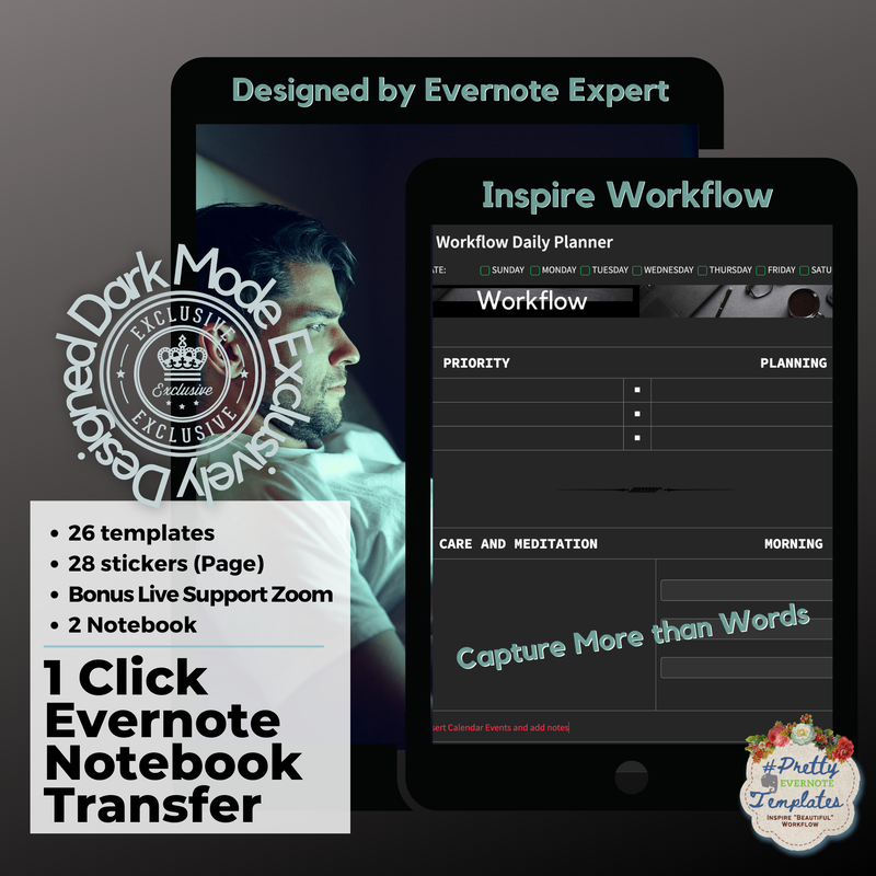 Evernote Workflow Minimalist Planner 