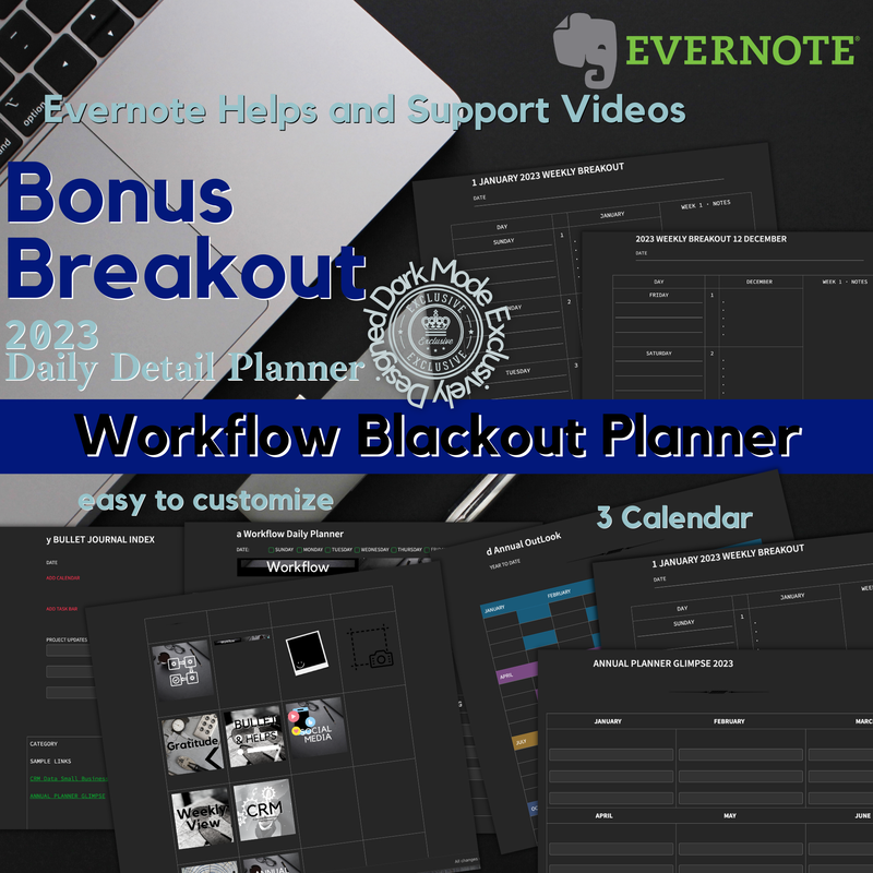 Evernote Workflow Minimalist Planner